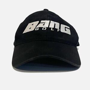 Bang Golf Bang-O-Matic Black Corduroy Slingback Baseball Cap
